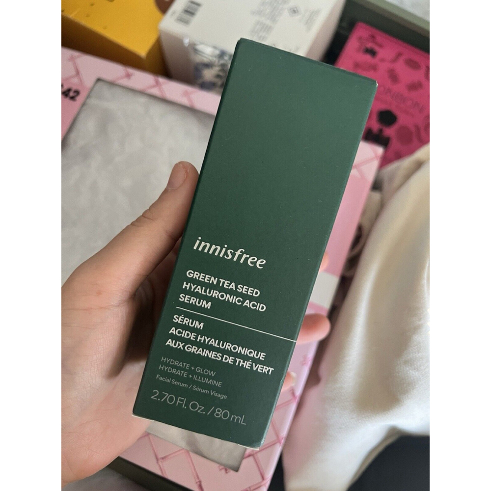 innisfree Green Tea Seed Hyaluronic Acid Hydrating Serum 2.7oz / 80ml fast ship